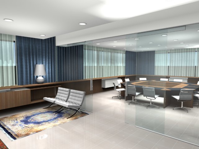 Progetto Contract Magazzile Rendering